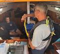 Members of Vento Solare's `Youth Challenge` entry in the Ida Lewis Distance Race get an all-important safety briefing from owner/skipper Bill Kneller &copy; Ida Lewis Yacht Club