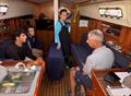 Members of Vento Solare's `Youth Challenge` entry in the Ida Lewis Distance Race get an all-important safety briefing from owner/skipper Bill Kneller &copy; Ida Lewis Yacht Club