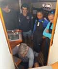Members of Vento Solare's `Youth Challenge` entry in the Ida Lewis Distance Race get an all-important safety briefing from owner/skipper Bill Kneller &copy; Ida Lewis Yacht Club