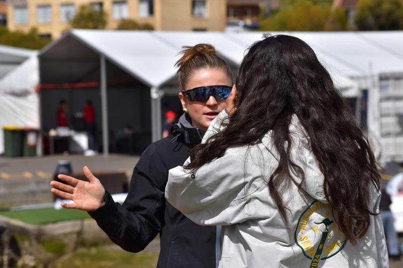 Australian Sailing Coach Indy Cooper will be providing advice to the ILCA Solidarity sailors on-water and shore during the championship photo copyright Jane Austin taken at Royal Yacht Club of Tasmania