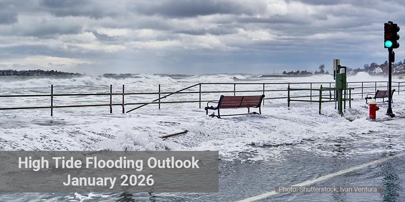 High Tide Flooding Outlook – January 2026 photo copyright US Harbors taken at 