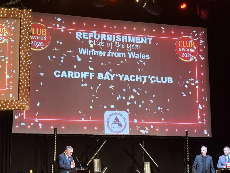 Cardiff Bay Yacht Club wins Club Refurbishment of the Year 2025 - photo © CBYC