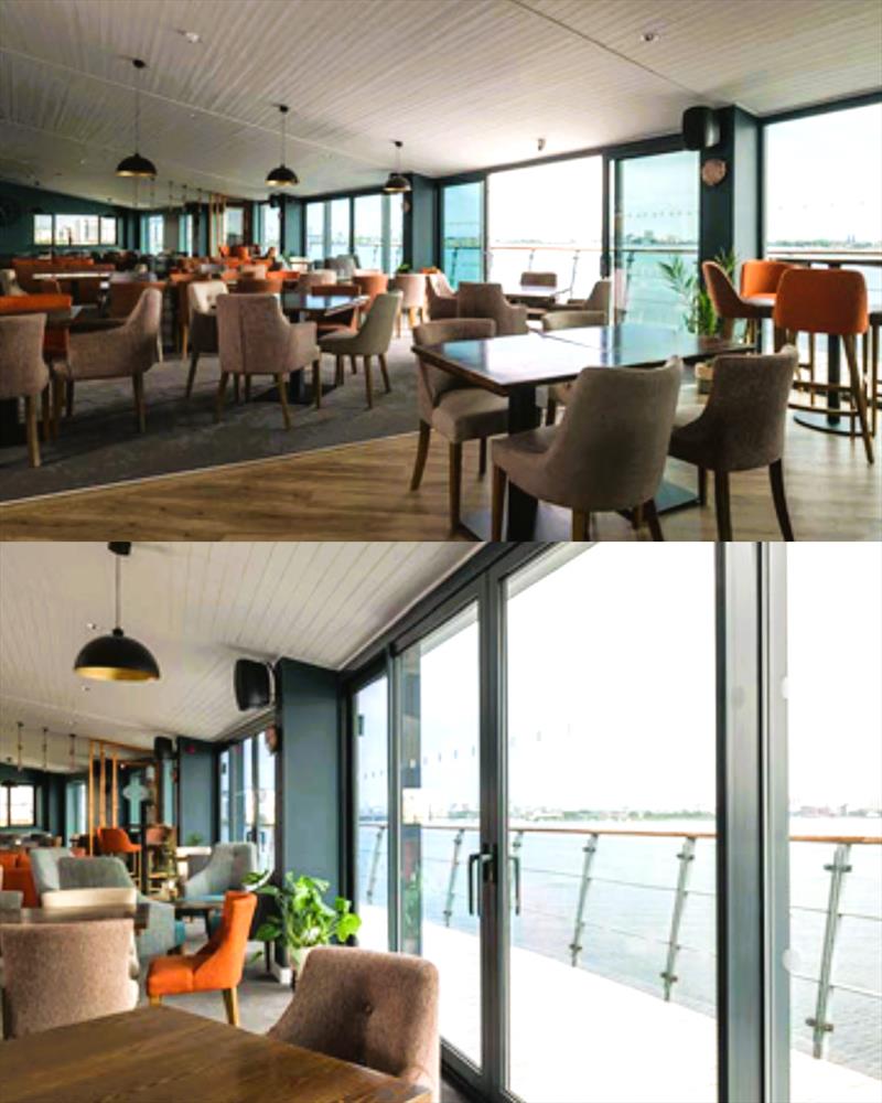 The new Cardiff Bay Yacht Club clubhouse - photo © CBYC