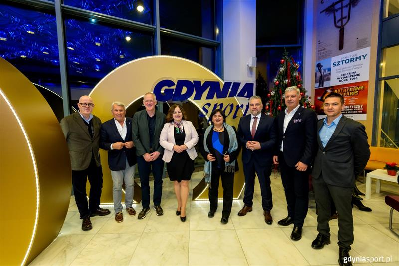 Preparations for the test event included a site visit by World Sailing CEO, David Graham, and hosted by Tomasz Holc, President of the Polish Yachting Association, and Tomasz Chamera, Board Plenipotentiary of the PYA and Vice President of World Sailing - photo © gdyniasport.pl