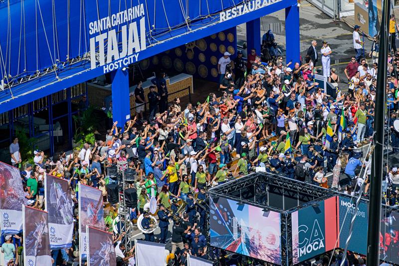 The Ocean Race 2022-23 - 23 April 2023. Dock out prior to the Leg 4 Start in Itajaí - photo © Sailing Energy / The Ocean Race
