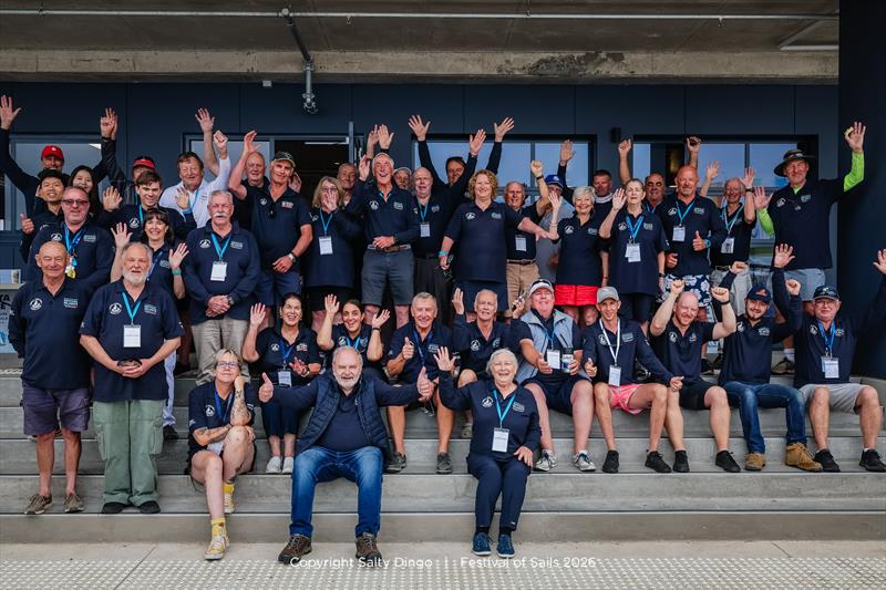 The volunteers! Festival of Sails 2026 - photo © Salty Dingo