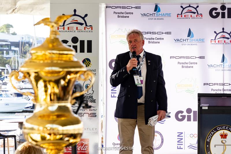 Andy Denison, Finn World Masters President - photo © Robert Deaves