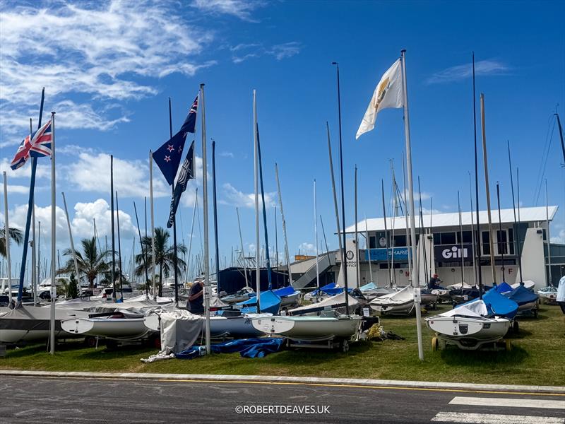 Finn fleet ready to start racing on Monday - photo © Robert Deaves