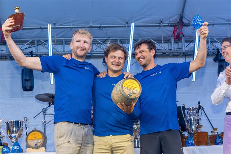 Robin Follin's Class40 Solano (FRA) - Class40 winners and also recognised for the rescue at sea - photo © Tim Wright / Photoaction.com