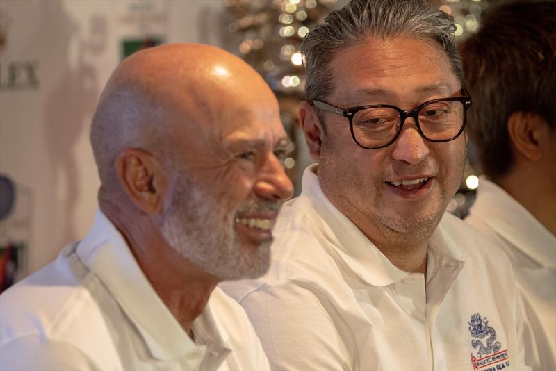 The Australian team, Team Alive–Rampage, is formed through the collaboration of Alive and Rampage. Duncan Hine (left) isthe skipper of Alive, while Noel Chan (right) leads Rampage photo copyright Rolex / Andrea Francolini taken at Royal Hong Kong Yacht Club