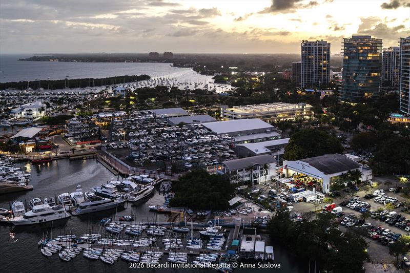 Bacardi party in the Shake-A-Leg hangar in Coconut Grove on day 3 of the 99th Bacardi Cup - photo © Anna Suslova