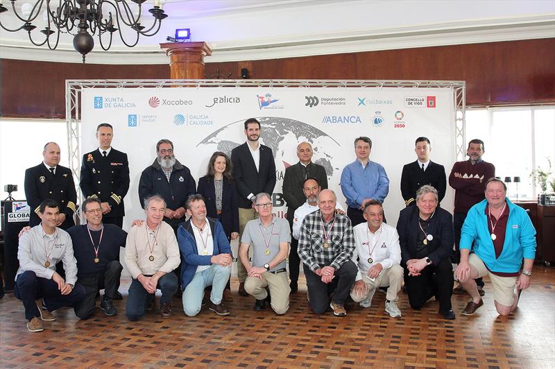 Authorities and skippers at the Real Club Nautico de Vigo - photo © Marta Domínguez