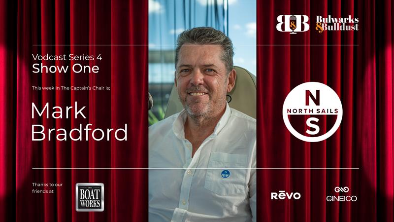 Bulwarks & Bulldust Vodcast S04Ep01 featuring Mark Bradford (MD North Sails Australia) photo copyright Bulwarks and Bulldust taken at 