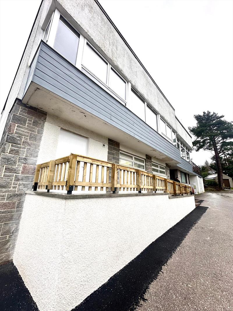 The new disabled access ramp leading from the main clubhouse entrance to the new facility - photo © Kerry Widdowson