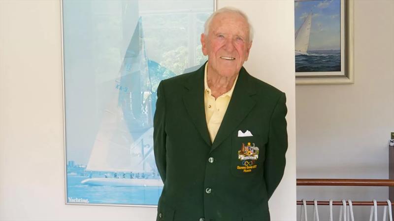 Gordan Ingate in his Olympic Blazer - photo © Australian Sailing Team