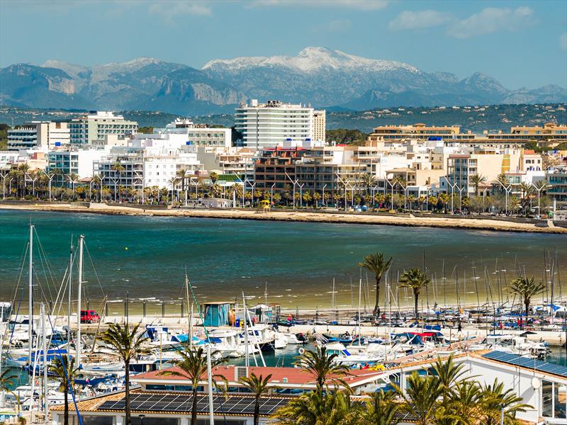 Snow in the mountains of Mallorca  - photo © Sailing Energy / Trofeo Princesa Sofía Mallorca