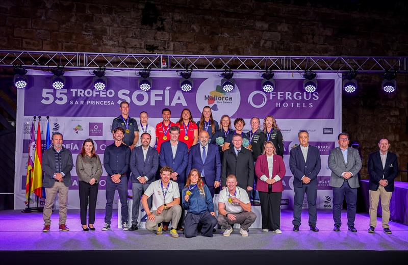 Winners & authorities  - 55th Trofeo Princesa Sofia Mallorca by FERGUS Hotels Prize Giving - photo © Sailing Energy / Princesa Sofía Mallorca