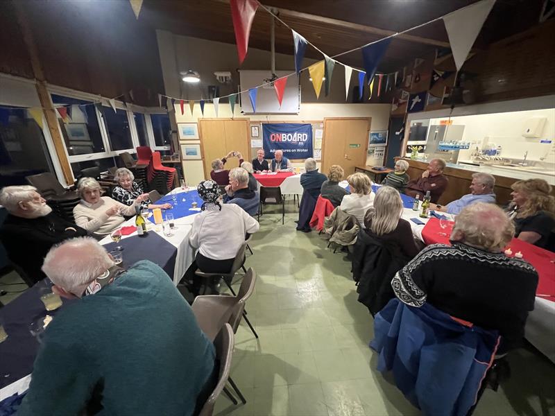 Social highlight: the final report to the D&G Coastal Benefit Fund for the new disabled facilities in the clubhouse being signed by Scott Train (Commodore) with Ian Purkis (Project Lead) during the Solway Yacht Club Easter Weekend - photo © David Harding