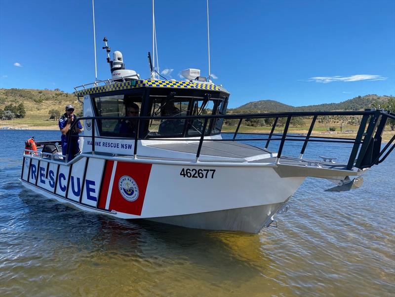 Volunteers undergo regular training on board Alpine Lakes 20 - photo © Marine Rescue NSW