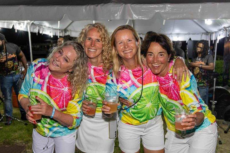 Antigua Sailing Week 2026 - Crew members had lots of fun at the opening party - photo © Tim Wright / www.photoaction.com / ASW