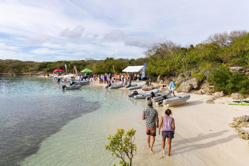 Antigua Sailing Week 2026 Day 1 - A very relaxed beach vibe and fun afternoon was the order of the day at Green Island - photo © Tim Wright / www.Photoaction.com / ASW