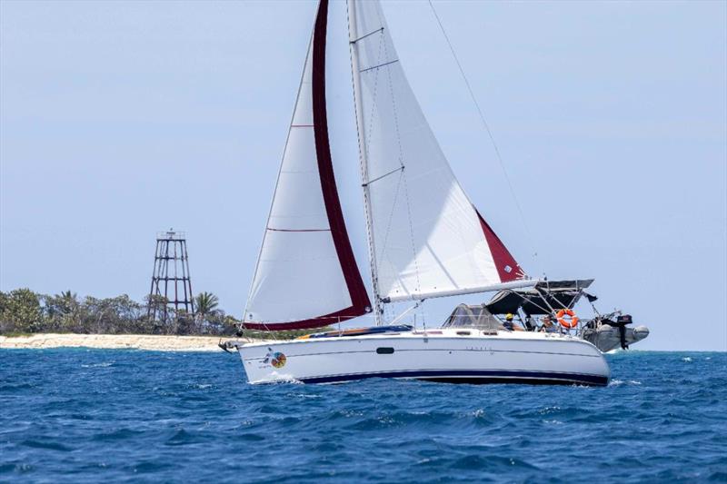 Sandra & John Dubuque's team on TropicBird are from Enumclaw, Washington, USA and decided to swap the snowy mountains for sailing in the tropics! - photo © Tim Wright / Photoaction.com