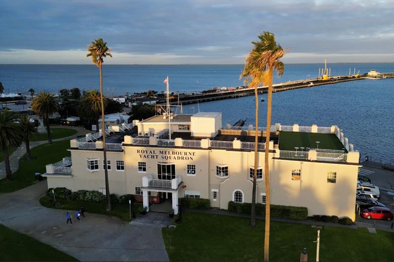 Royal Melbourne Yacht Squadron is ready to welcome all photo copyright Andrea Francolini, AWKR taken at Royal Melbourne Yacht Squadron