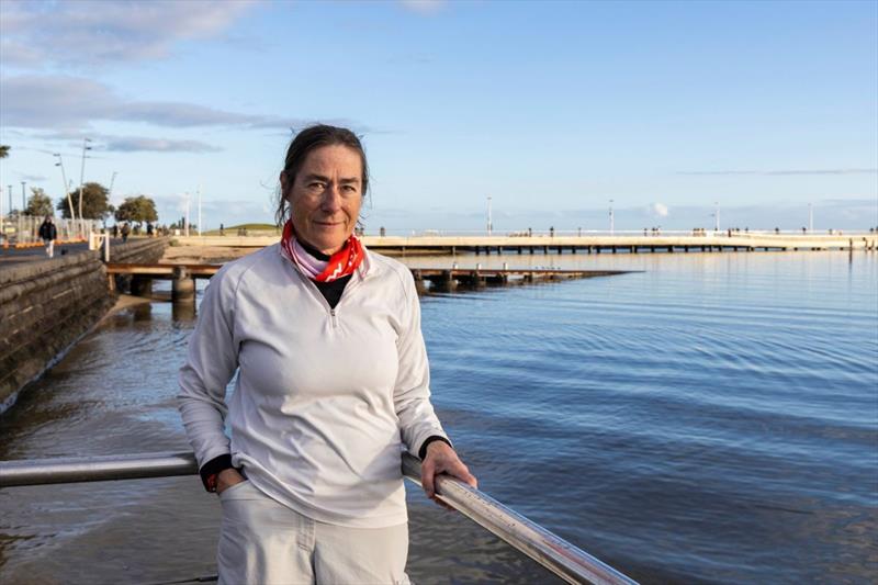 Dinah Eagle is a newcomer to the Australian Women's Keelboat Regatta photo copyright Andrea Francolini / AWKR taken at Royal Melbourne Yacht Squadron