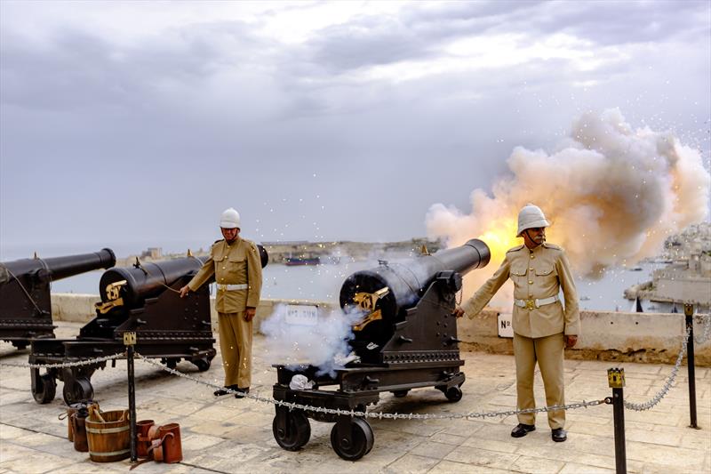 Rolex Middle Sea Race starting cannons - photo © RMYC