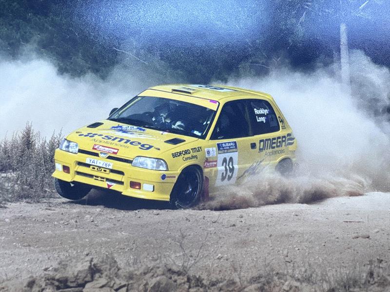 Warwick Rooklyn's Smeg-sponsored Rally car - photo © Smeg