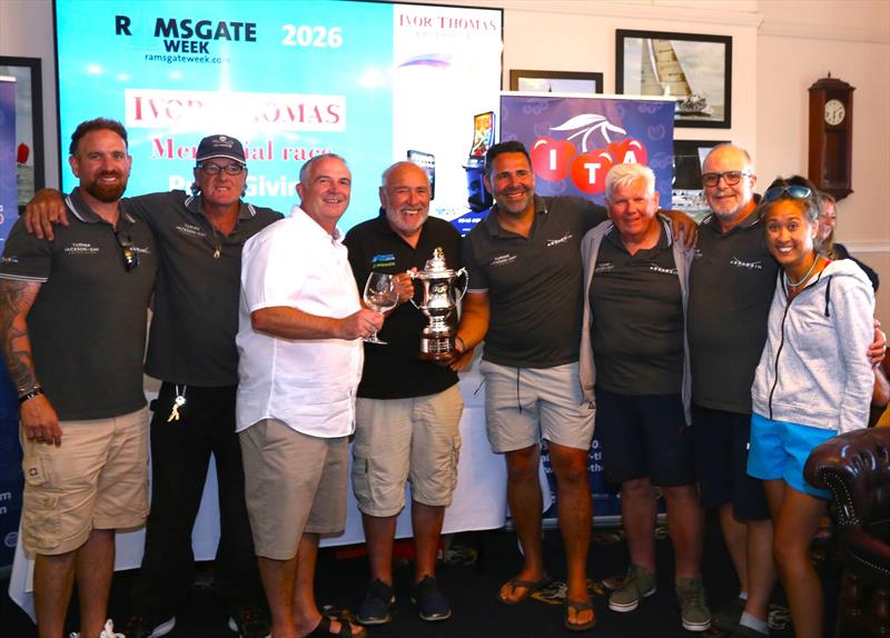 Assassin crew at the mid-week prize giving - Series Race 3 of Ramsgate Week at Royal Temple YC - photo © Chris Cox