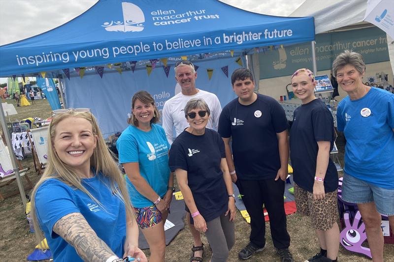 The Ellen MacArthur Cancer Trust team will be at Cowes Week all week - photo © Ellen MacArthur Cancer Trust