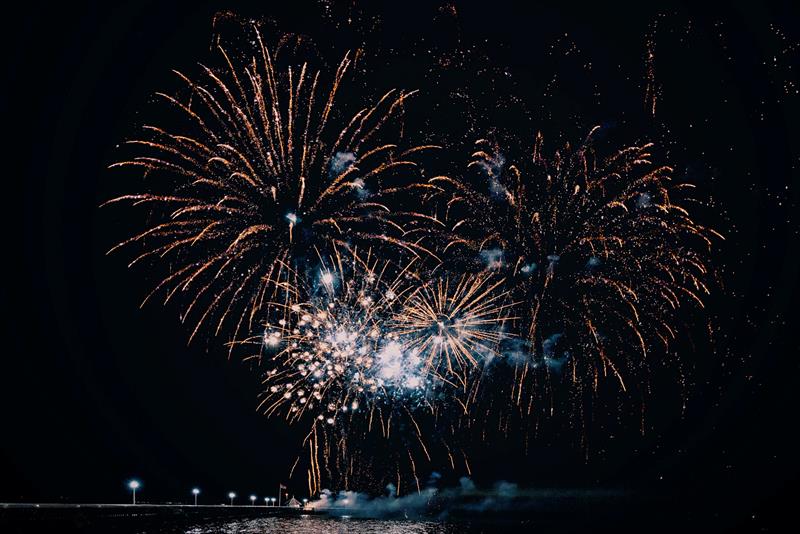 Fireworks - Taittinger Royal Solent YC Regatta - photo © Tim Jeffreys Photography