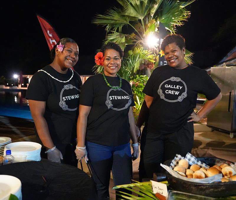 Welcoming crew, but then that is tru for the hole of Fiji.. photo copyright Pantaenius Australia taken at Musket Cove Yacht Club