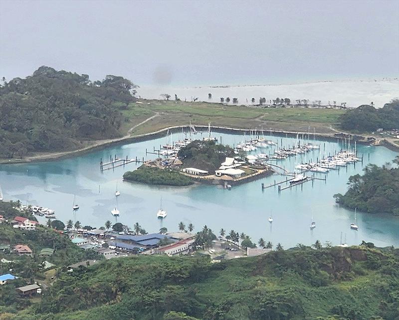 Nawi Island Marina in Savusavu - very protected and storm surge runs past. photo copyright Pantaenius Australia taken at Musket Cove Yacht Club