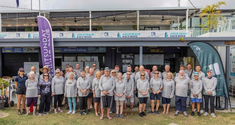ABRW volunteers - where would we be without them - 2026 Jeanneau and 74 Islands Airlie Beach Race Week day 7 photo copyright Vampp Photography taken at Whitsunday Sailing Club