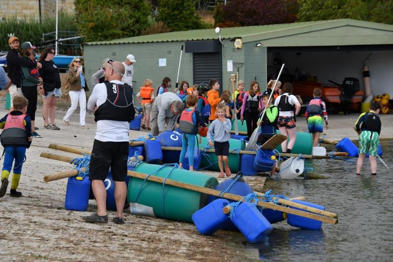 Rafts during the Ripon Sailing Club Family Weekend - photo © Gail Jackson