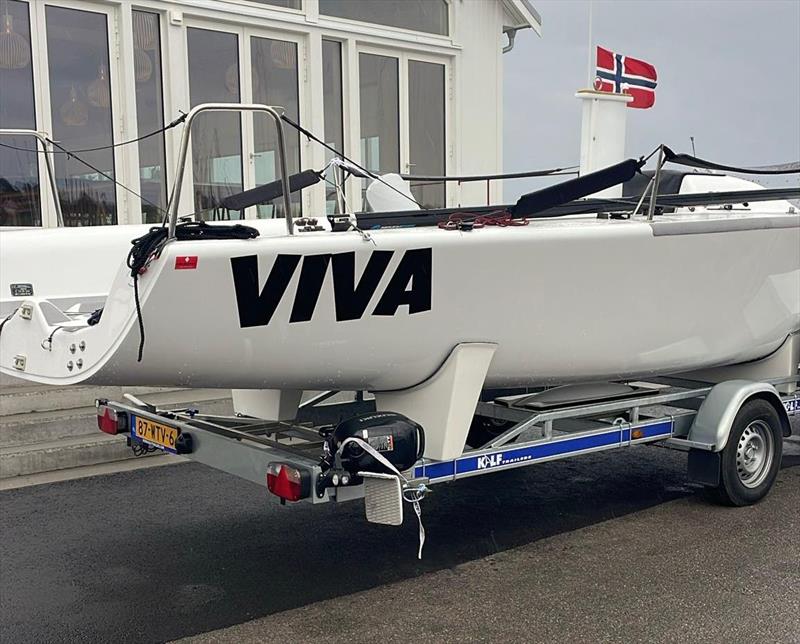 Carlo Vroon's VIVA - hull number 879, the newest baby in the Melges 24 fleet - photo © Tim Spek / Hein Ruyten One Design