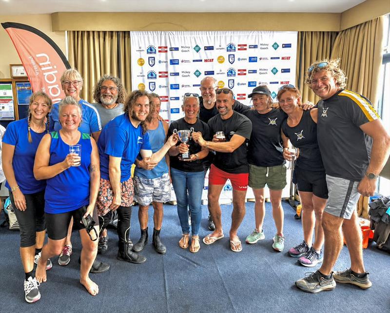 Rozinante and Defiance joint winners of Trafalgar Day on Day 2 of Burnham Week 2026 - photo © Nigel Teather