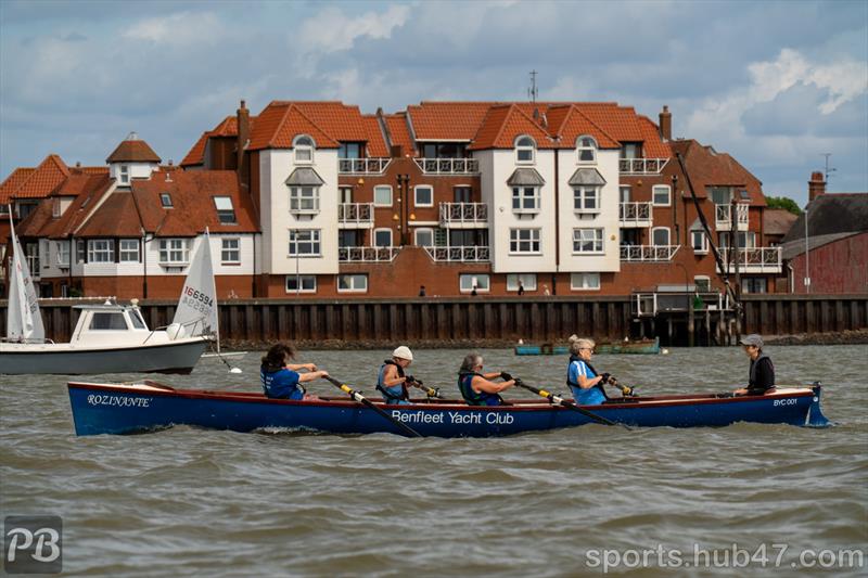 Rozinante, rowing on Day 2 of Burnham Week 2026 - photo © Petru Balau Sports Photography / sports.hub47.com