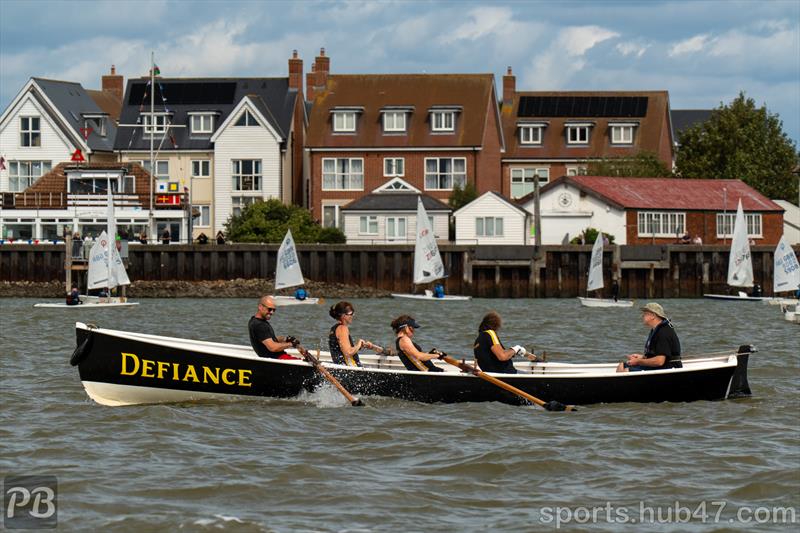 Defiance, rowing on Day 2 of Burnham Week 2026 - photo © Petru Balau Sports Photography / sports.hub47.com