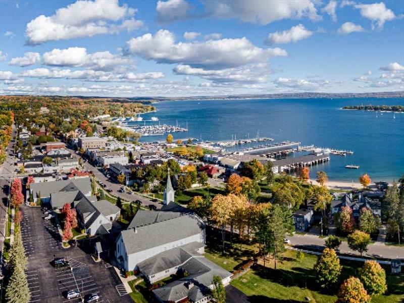 Downtown Harbor Springs, Michigan awaits the invasion of more than 50 Melges 24s for the commencement of the 2026 World Championship - photo © International Melges 24 Class Association