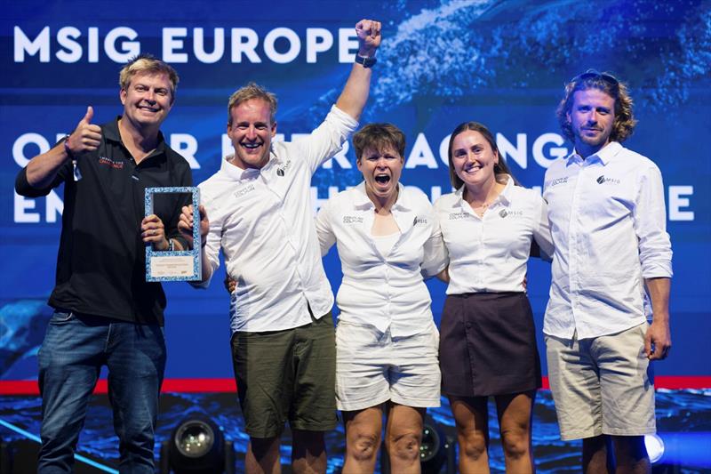 Best ocean science communications and outreach: won jointly by teams MSIG Europe and Embrace the Challenge - photo © Vincent Curutchet / The Ocean Race Atlantic