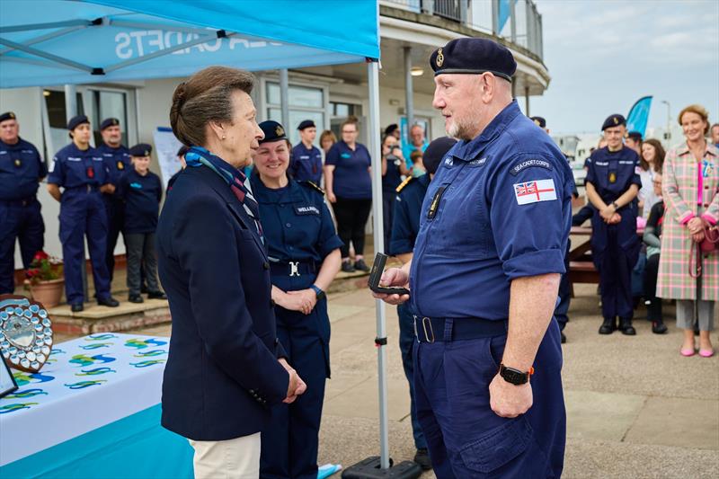 HRH presents Cadet Forces Medal to PO (SCC) Stephen Kay - photo © Sea Cadets