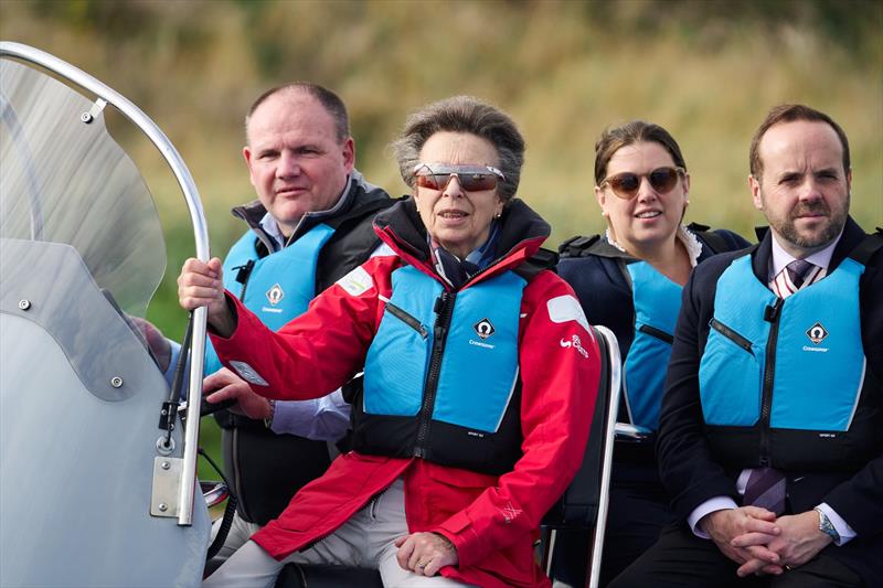 HRH on powerboat at Sea Cadets National Sailing regatta - photo © Sea Cadets