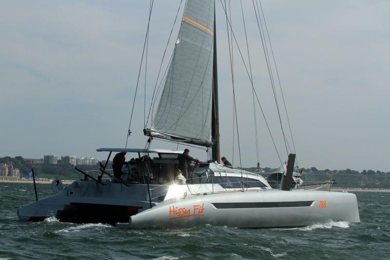 Multihull course on day 2 of the International Paint Poole Regatta photo copyright Mark Jardine taken at Parkstone Yacht Club and featuring the MOCRA class