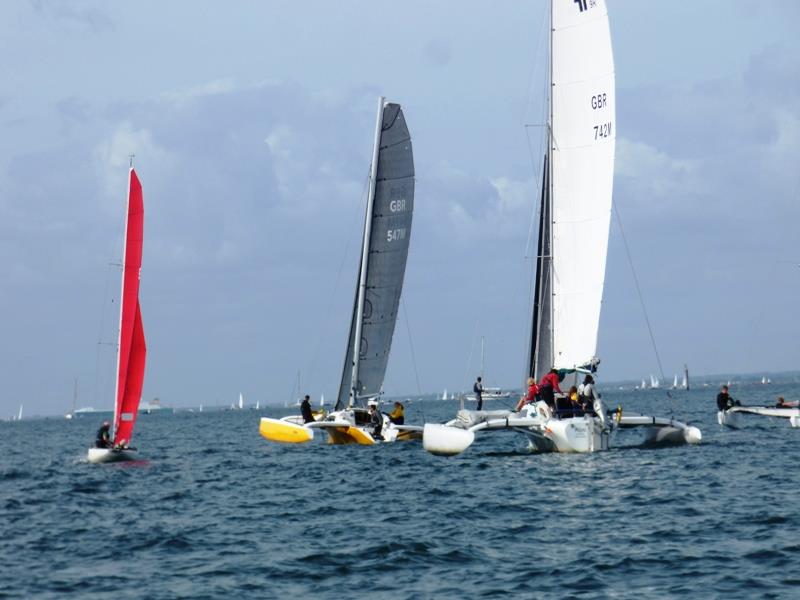 MOCRA Bembridge Regatta photo copyright Mike Samuelson taken at Bembridge Sailing Club and featuring the MOCRA class