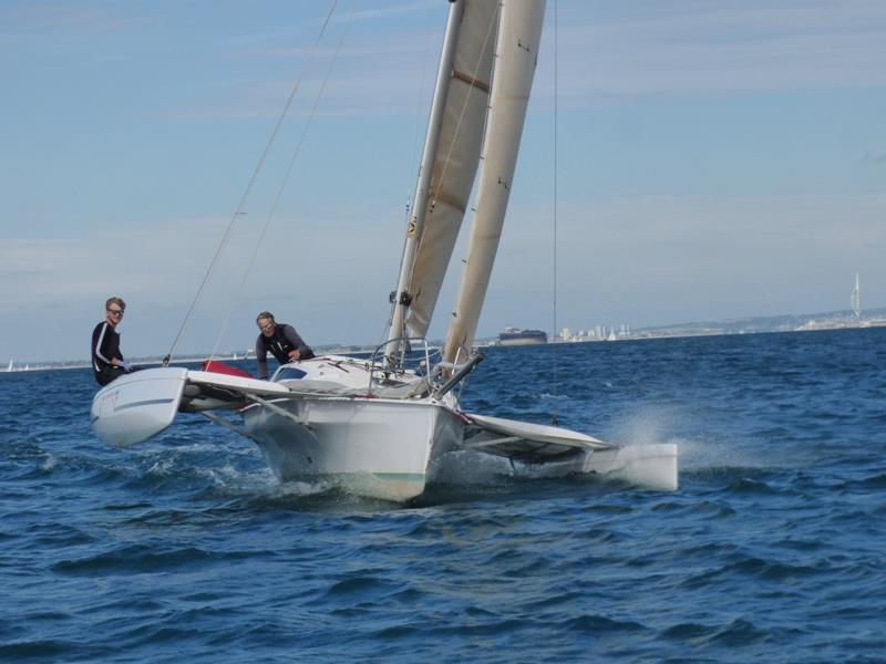 MOCRA Bembridge Regatta photo copyright Mike Samuelson taken at Bembridge Sailing Club and featuring the MOCRA class