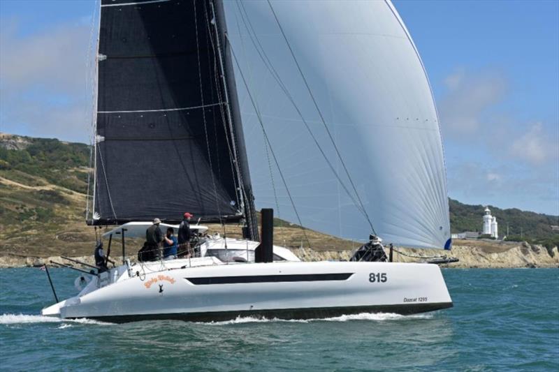 This is James Holder's fourth season and second Rolex Fastnet Race aboard his 42ft Dazcat 1295 Slinky Malinki photo copyright Rick Tomlinson / www.rick-tomlinson.com taken at Royal Ocean Racing Club and featuring the MOCRA class