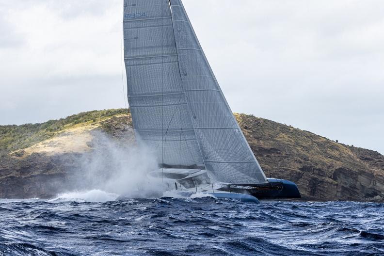 Gunboat 68 Tosca (USA) skippered by Alex Thomson has won the MOCRA Class after time correction in the RORC Caribbean photo copyright Arthur Daniel / RORC taken at Royal Ocean Racing Club and featuring the MOCRA class